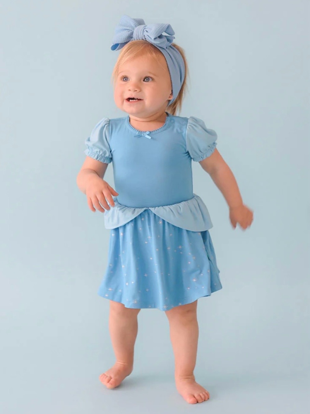 Posh Peanut Disney Cinderella Twirl Bodysuit Dress